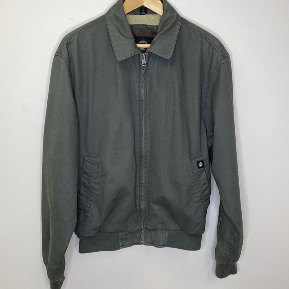 Dri Duck Other - Dri Duck Expedition Bomber Style Army Green Canvas Zip Up Jacket SZ S
